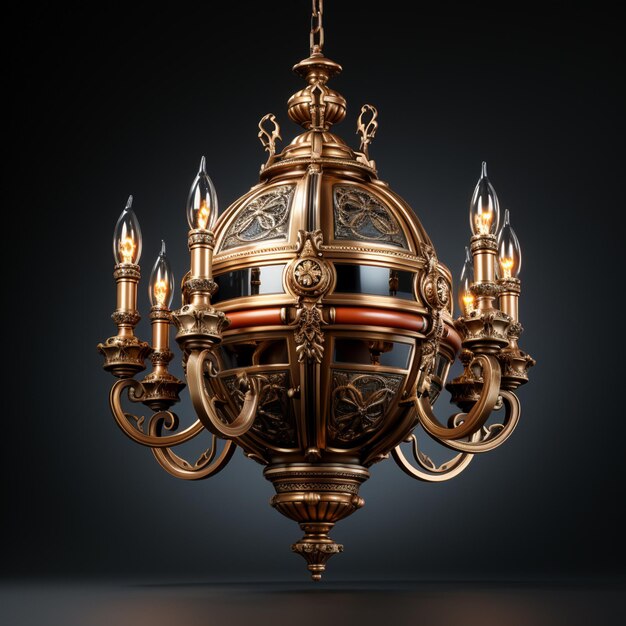 Stylized Medieval Chandelier