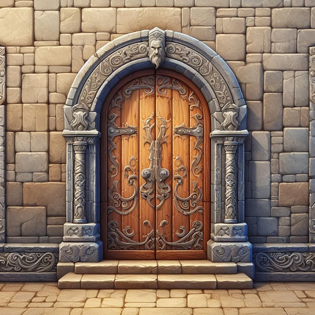 Stylized Medieval Door Vol 2