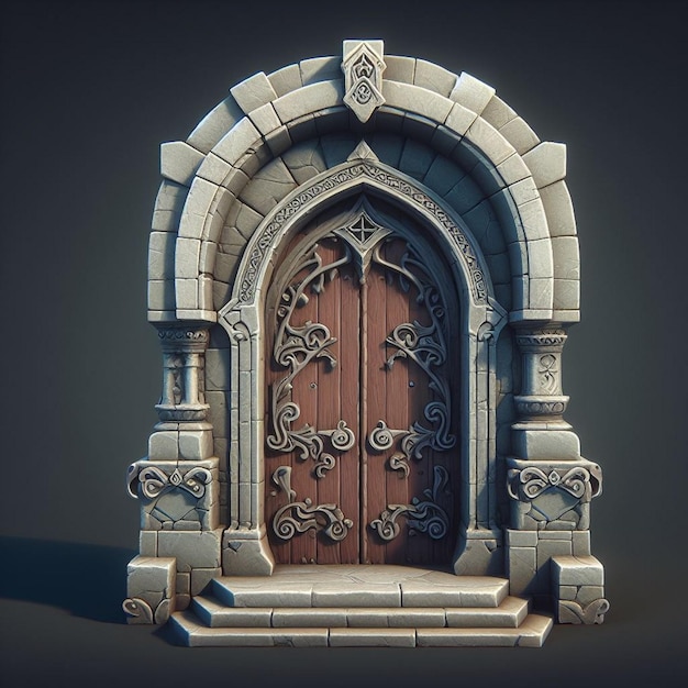 Stylized Medieval Door Vol 2