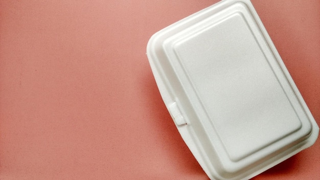 Foto styrofoam doos maaltijd achtergrond