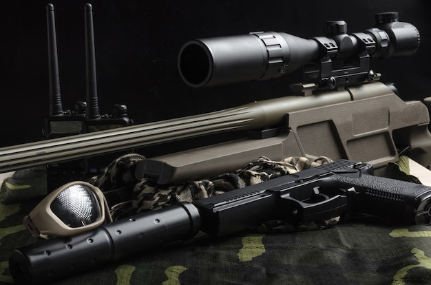 The subject shooting accessories military