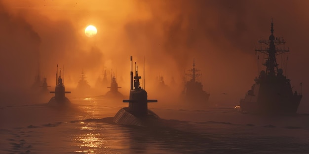 Submerged Mysteries Dawn Patrol in the Misty Seas