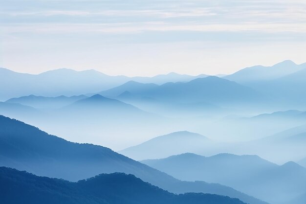 자연 풍경 의 미묘 한 파란색 경사