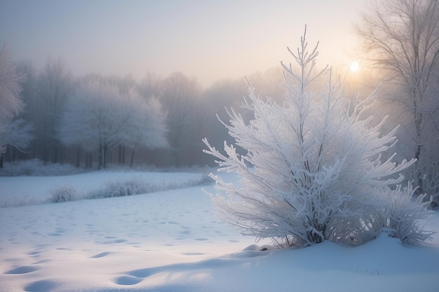 Subtle Chill Unfocused Winter Background Delight