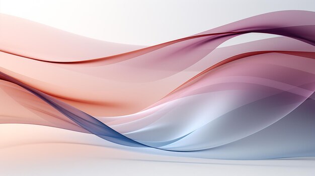 Subtle Smooth abstract background with soft pastel waves White Gradient colors For designing apps