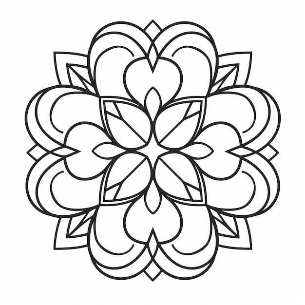 Photo subtle tonalities intricate mandala coloring pages for relaxation