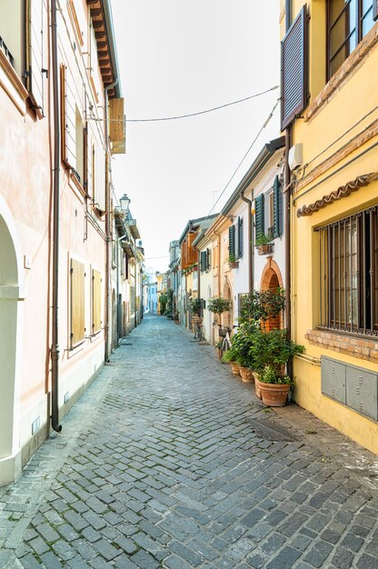 The suburb of San Giuliano in Rimini