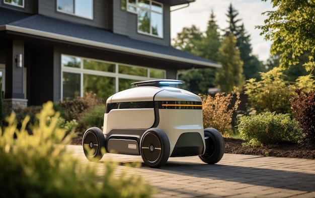 Suburban Stroll of an Autonomous Delivery Robot