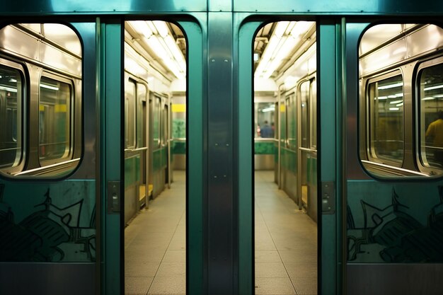 Subway CloseUp Exploring Details of Subway Doors