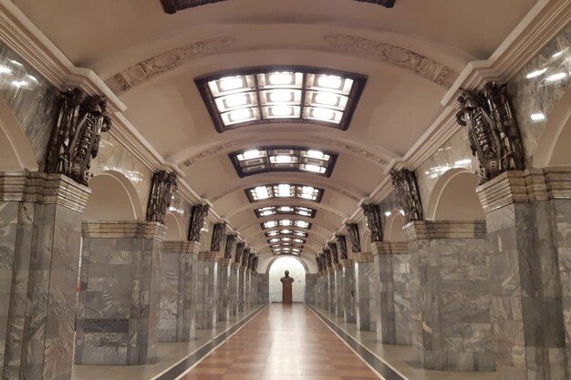 Photo subway saint petersburg russia