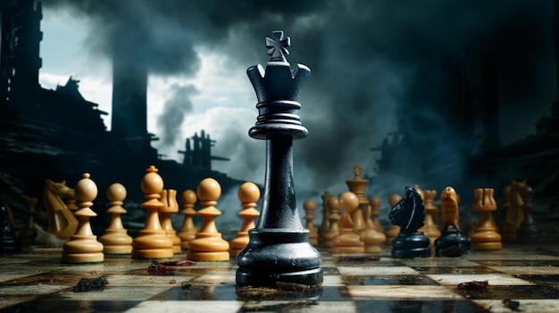 success and defeat in the chess battlefield