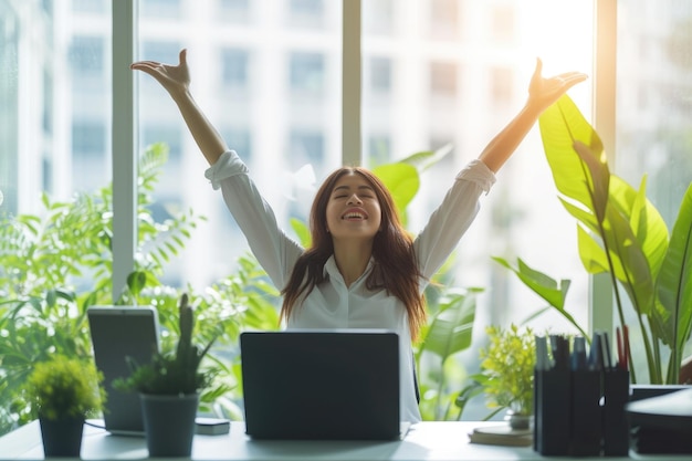 Foto strategie di successo avanzo di carriera femminile