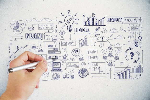 Success and strategy concept