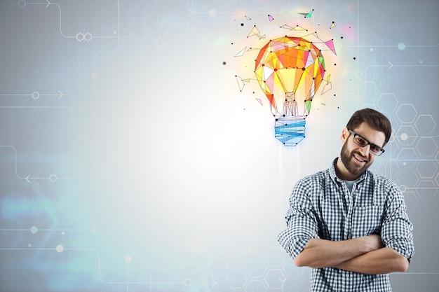 success and technology concept