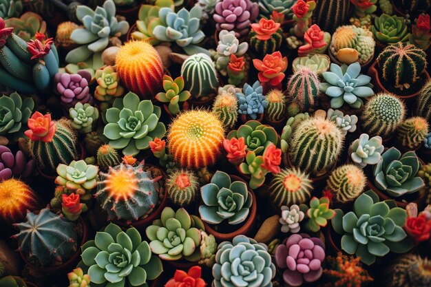 Succulent and cactus plants