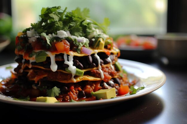 Photo succulent enchilada stackup