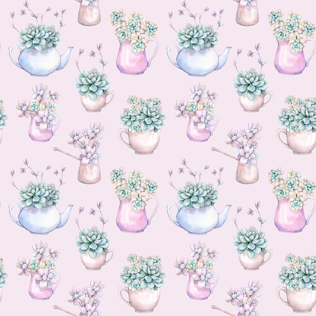 Succulent pattern