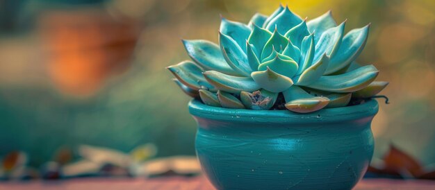 Succulent plant in a pot