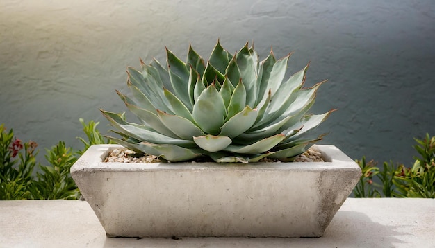 Succulent in pot Green plant