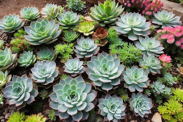 Succulents plants flower