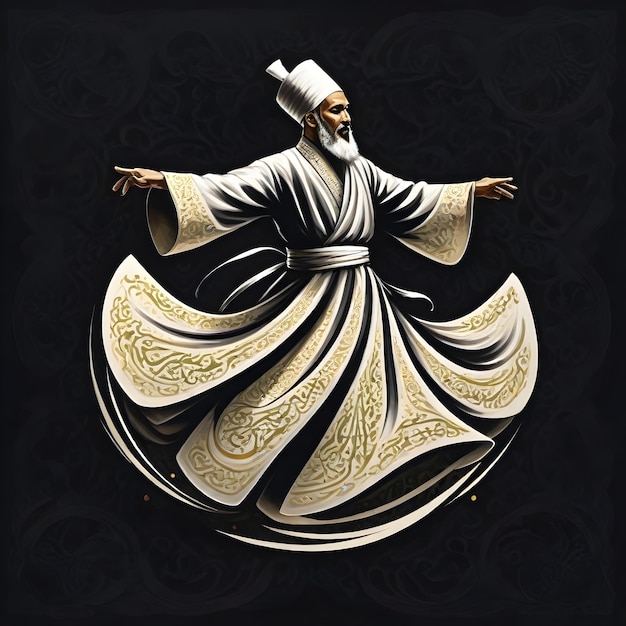 Photo sufi dervish dance