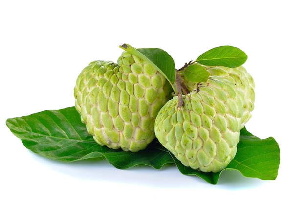 Sugar Apple fruit geïsoleerd