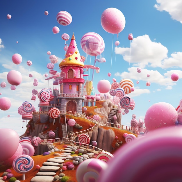 Premium AI Image Sugar Candy Crush