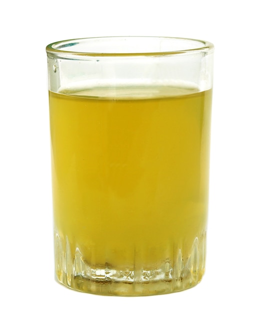 Sugar cane juice isolated on white background