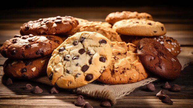 Foto cucoriosi deliziosi biscotti cibo