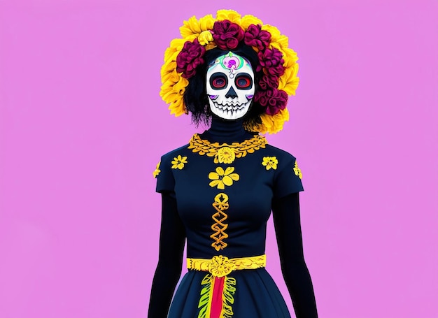 Sugar skull bride Day Of The Dead