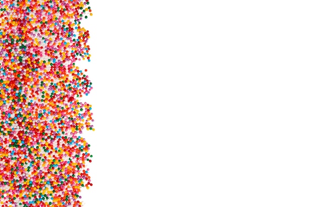 Sugar sprinkle dots background