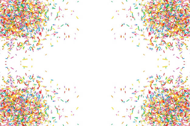 Sugar sprinkle dots background