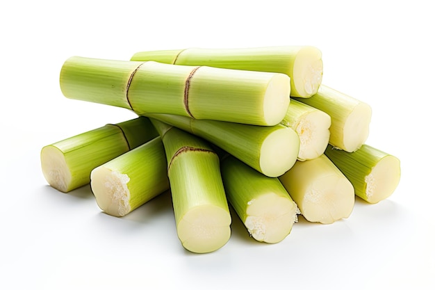 Photo sugarcane isolated on white background