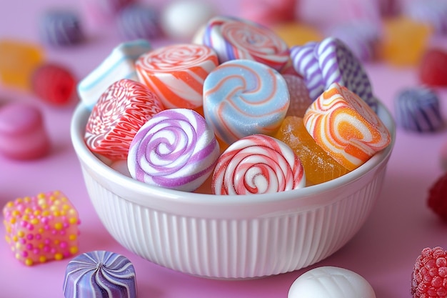 Sugarcoated Delight Delicious and Pretty Candy