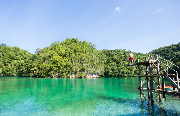 Sugba Lagoon in Siargao, Philippines