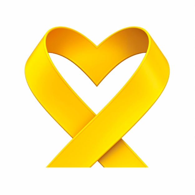 Suicide prevention yellow ribbon