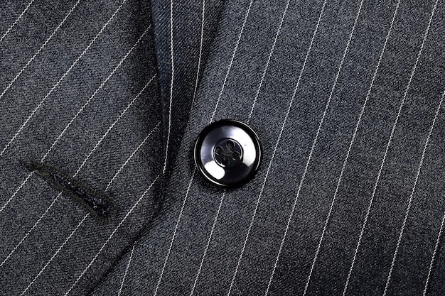 Suit button pinstripe coat