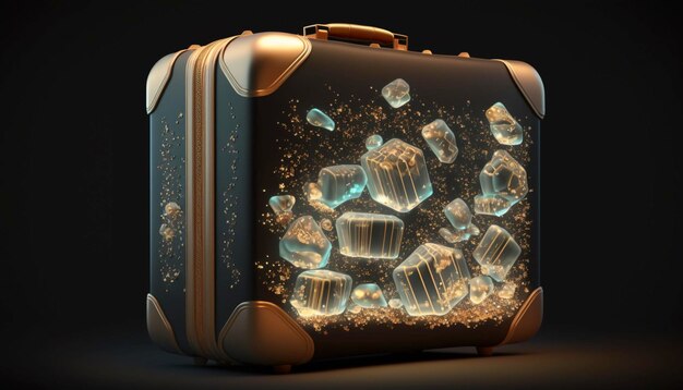 Suitcase full of goldGenerative AI