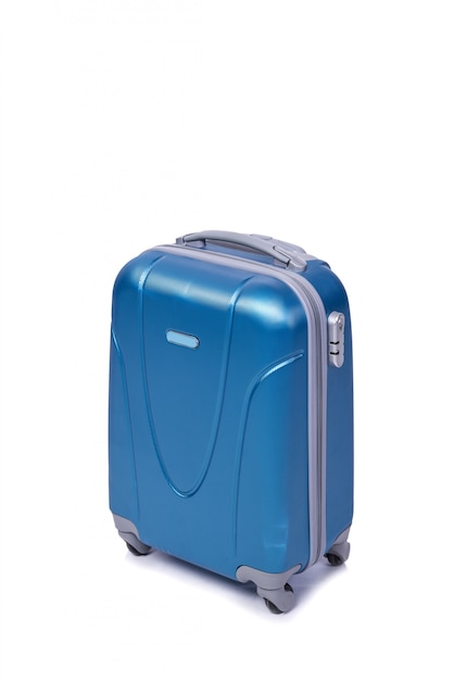 Suitcase isolated on the white background