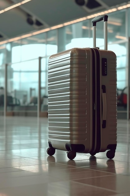 Suitcase in terminal Generated AI