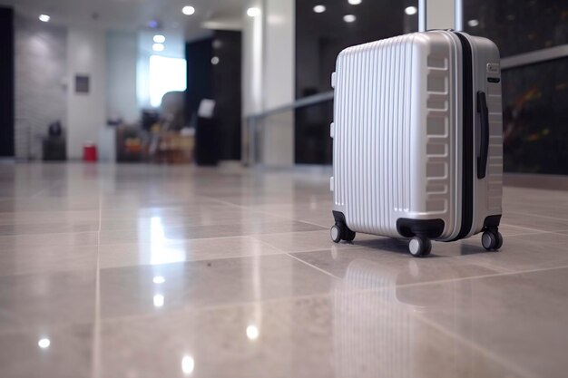 Suitcase in terminal Generated AI