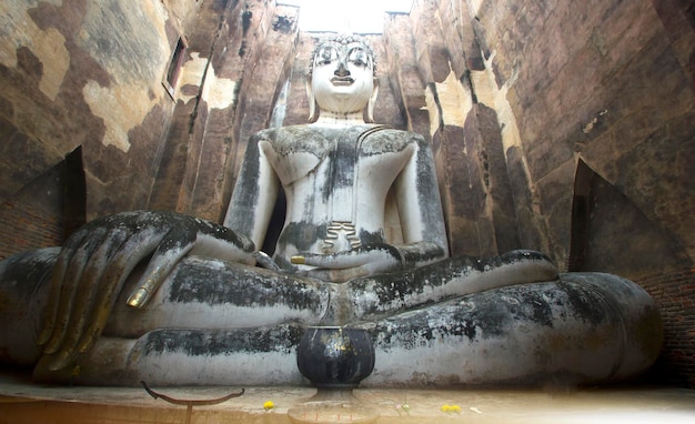 Sukhothai ancient Buddha statue