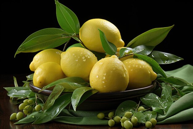 Sukkot festival symbols on black color background