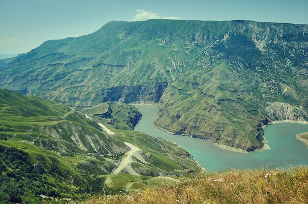 Sulak Canyon Natuurlijk oriëntatiepunt