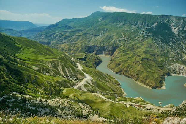 Sulak Canyon Natuurlijk oriëntatiepunt