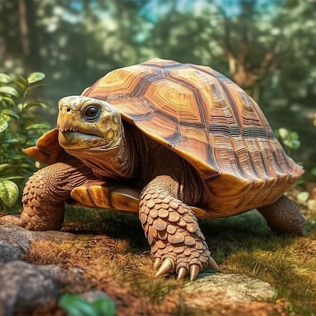 Sulcata-schildpad Generatieve AI