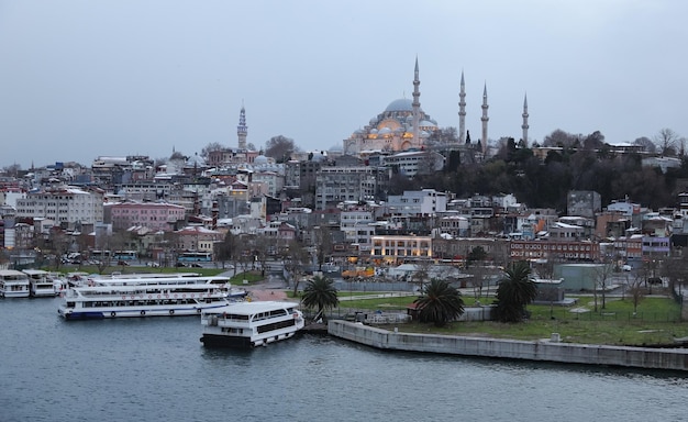 Photo suleymaniye mosque in istanbul turkey