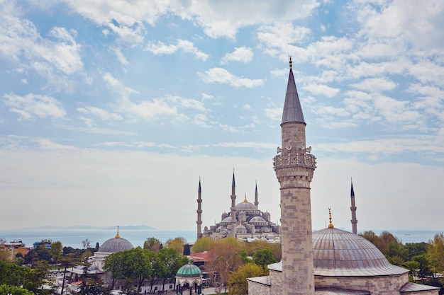 Foto moschea del sultano ahmed moschea blu a istanbul turchia