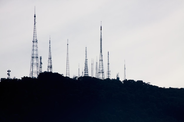 Sumare antennes in het tijuca nationaal park in Rio de Janeiro Brazilië
