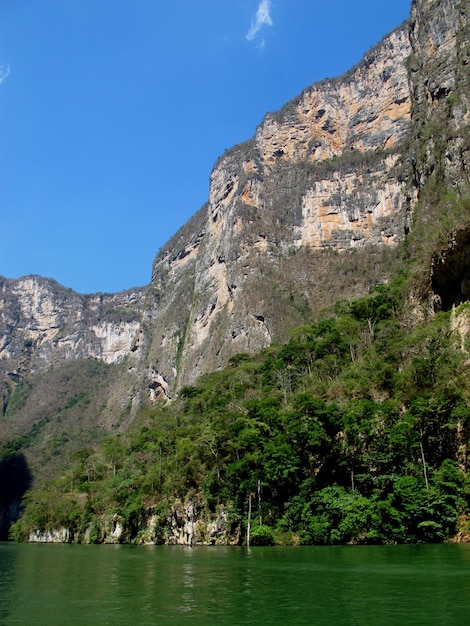 The Sumidero canyon in Mexico